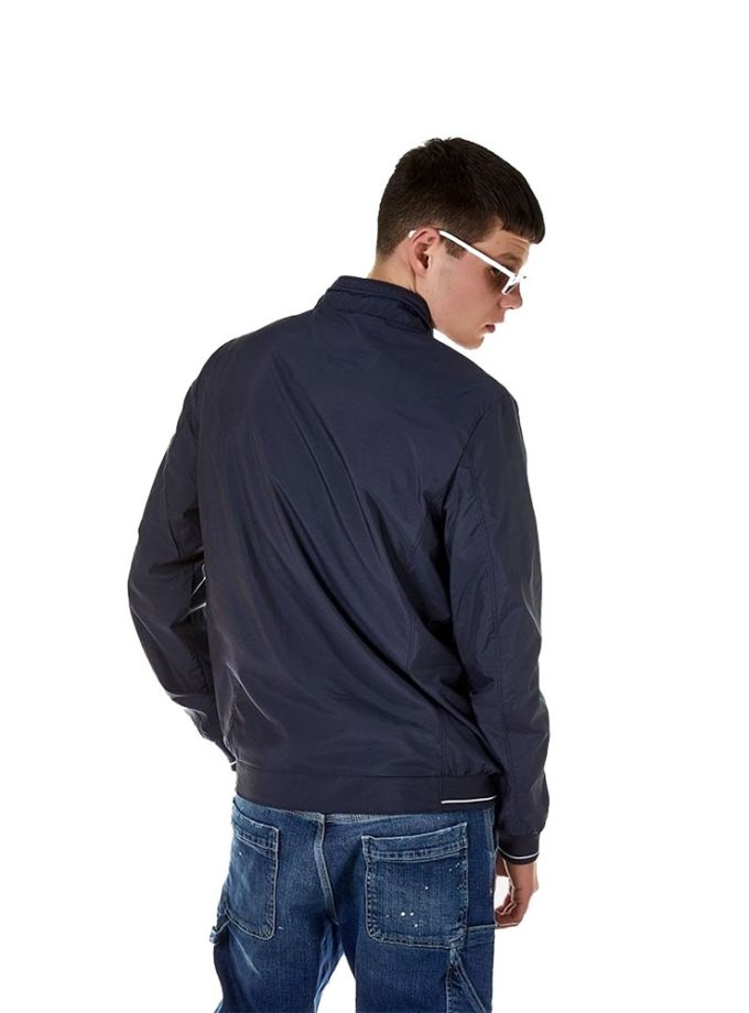 Ανδρικό Μπουφάν Μπλε με Λάστιχο Brockers