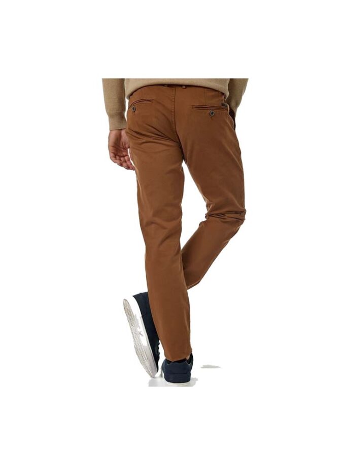 Men's Tan Chinos Pants Slim Fit by CAMARO