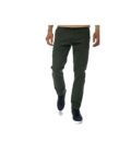 Men's Green Chinos Pants Slim Fit by CAMARO