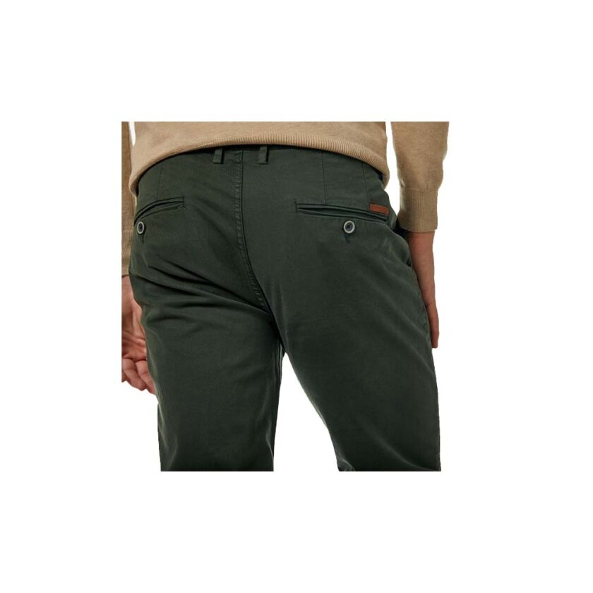 Men's Green Chinos Pants Slim Fit by CAMARO