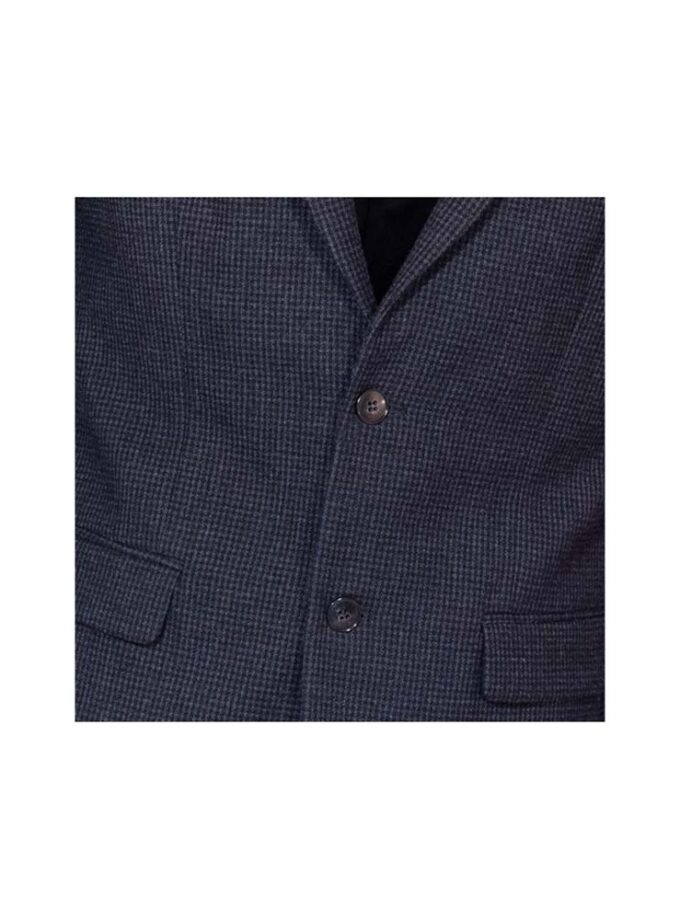 Men's Light Blue & Blue Check Jacket by "SOGO"