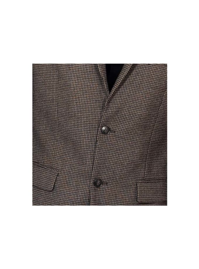 Men's Beige & Black Check Jacket By "Sogo"