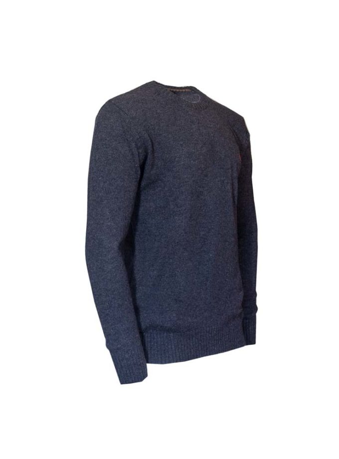 Men's Blue Round Neck Sweater By "Makis Tselios"