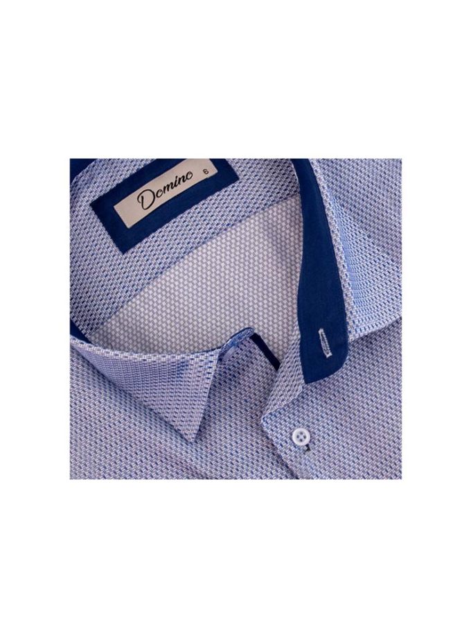 Πουκάμισα Domino Σιέλ