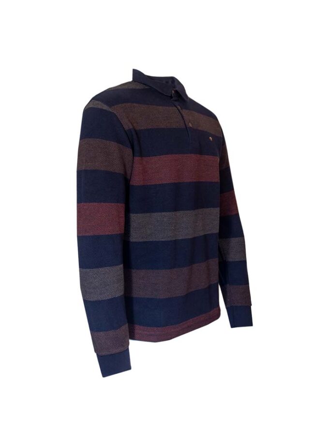 Μπλούζα Polo Μπλε-Λαδί Makis Tselios