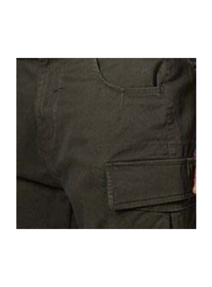 Ανδρικό Παντελόνι Cargo με Λάστιχο CAMARO Λαδί