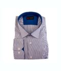 Domino Shirt White Striped