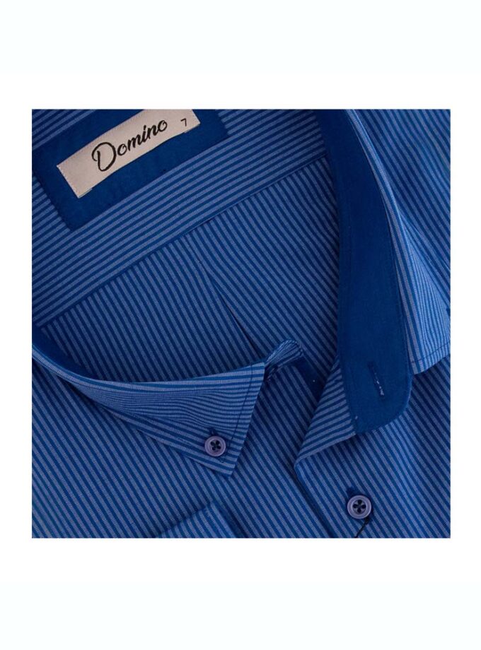 Domino Shirt Blue Striped
