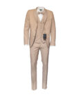 Suit Beige Matching Vest Bow Tie Detachable Skirt "MAKIS TSELIOS"”