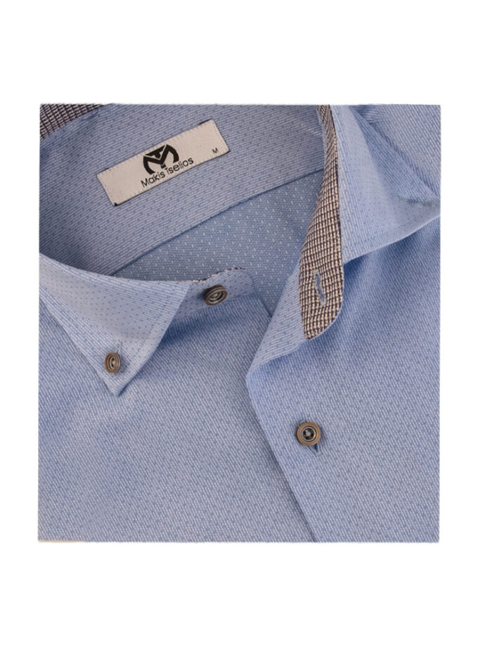 Πουκάμισο Makis Tselios Σιελ Slim Fit