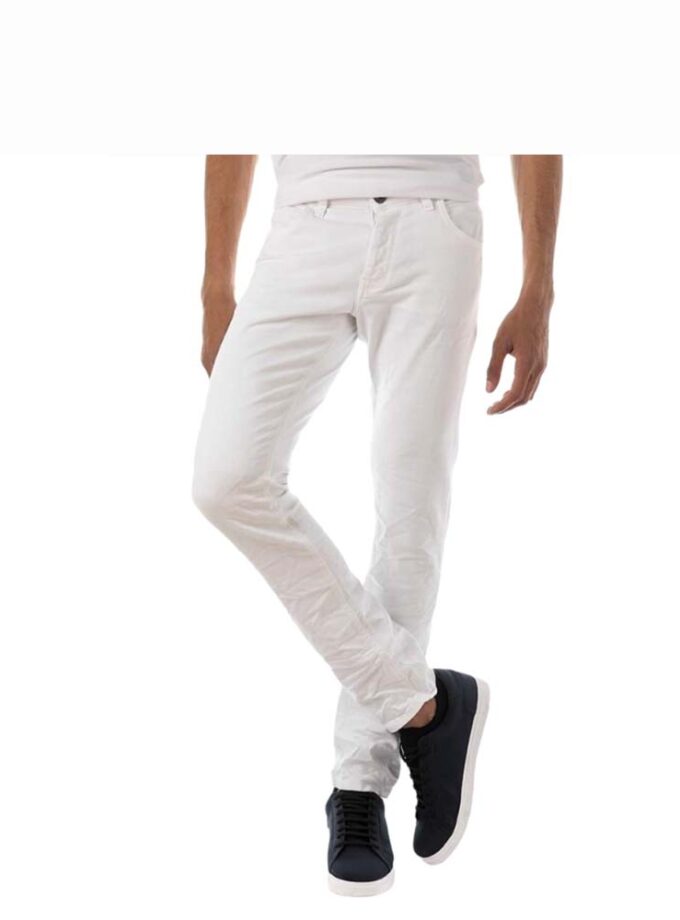 Men's Jean Trousers Brokers White