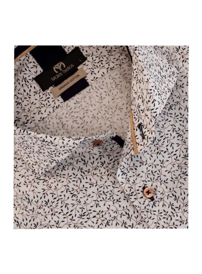 Shirt Makis Tselios White Mixed Design