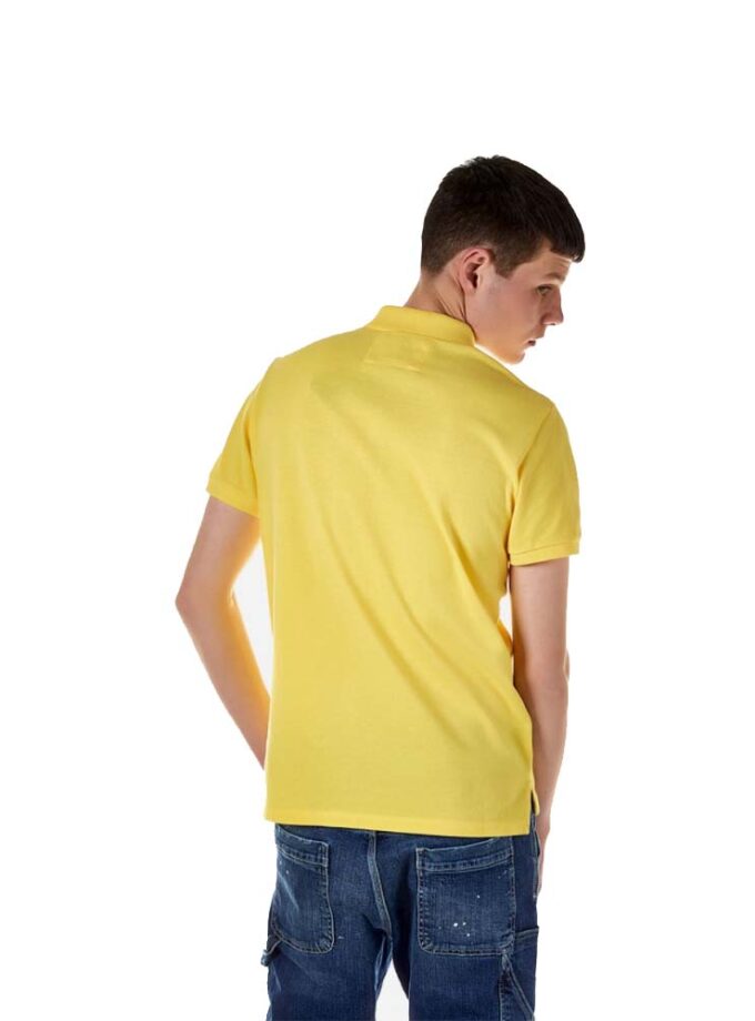 Ανδρικό Κοντομάνικο Polo Brokers Κίτρινο