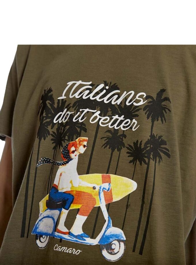 Men's Camaro T-shirt Olive green