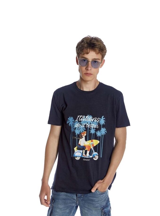Men's T-shirt Camaro Blue