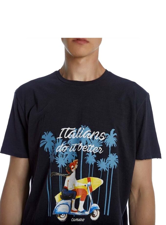 Men's T-shirt Camaro Blue