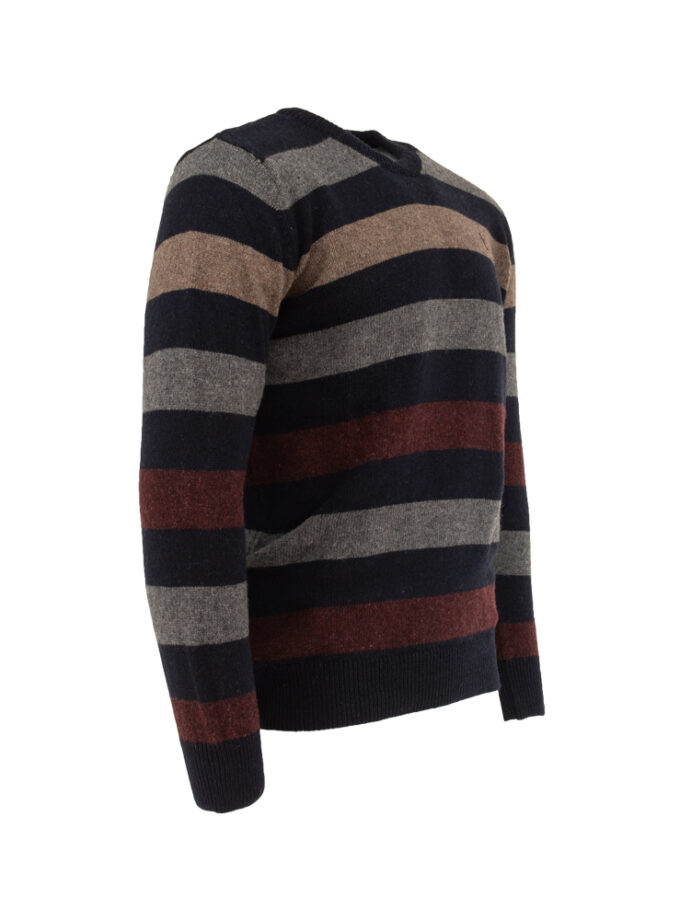 Men's Sweater Blue Striped Makis Tselios