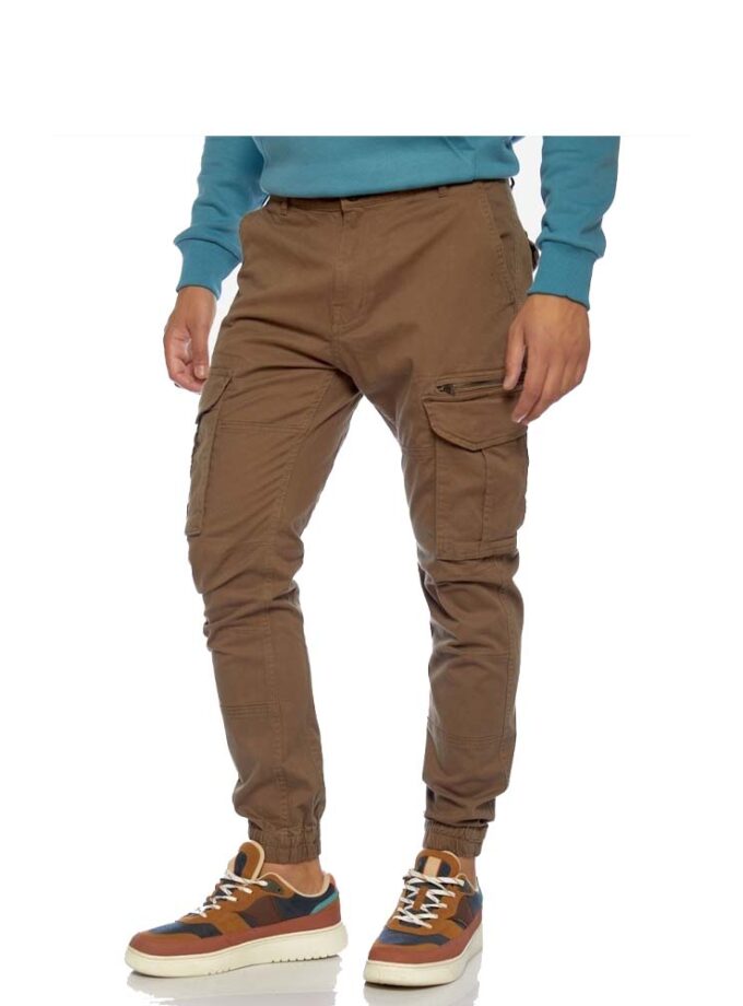 Ανδρικό Πούρο Παντελόνι Cargo με Λάστιχο Camaro