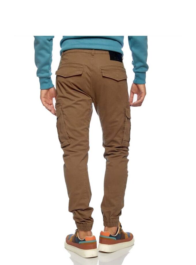 Ανδρικό Πούρο Παντελόνι Cargo με Λάστιχο Camaro