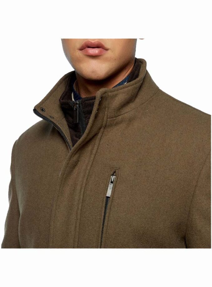 Ανδρικό Παλτό Λαδί Sogo