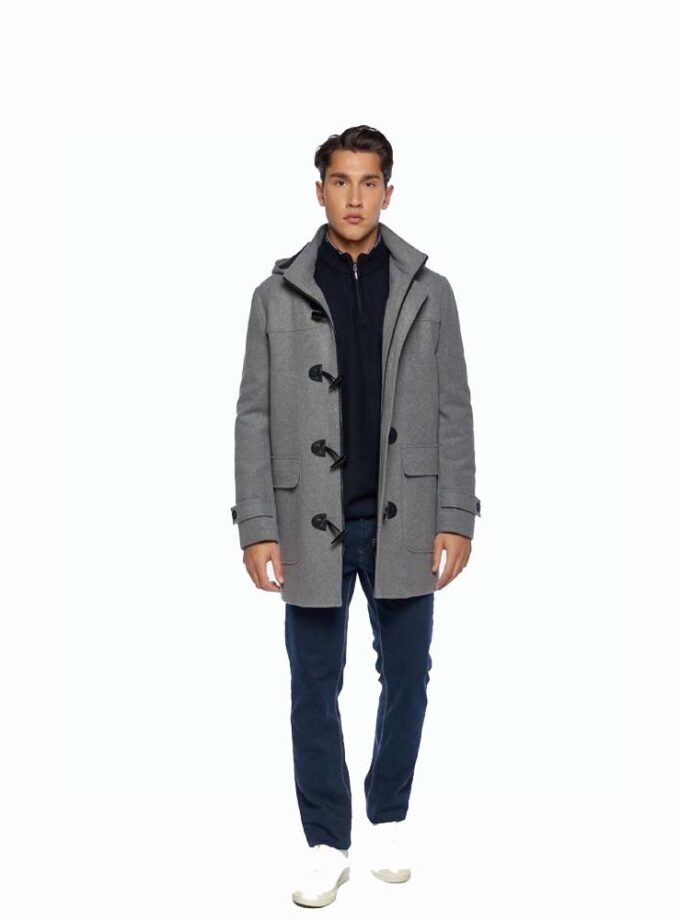 Ανδρικό Παλτό Μοντγκόμερι Sogo Γκρι