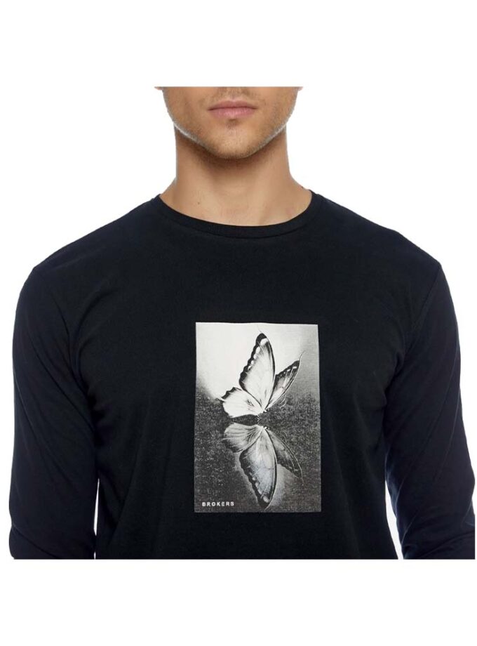 Long-sleeved T-shirt Black Brokers