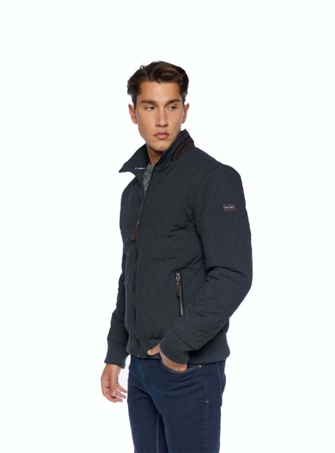Ανδρικό Μπουφάν Μπλε Καπιτονέ Sogo