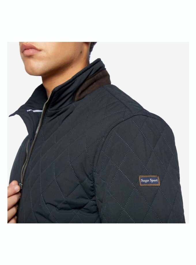 Ανδρικό Μπουφάν Μπλε Καπιτονέ Sogo