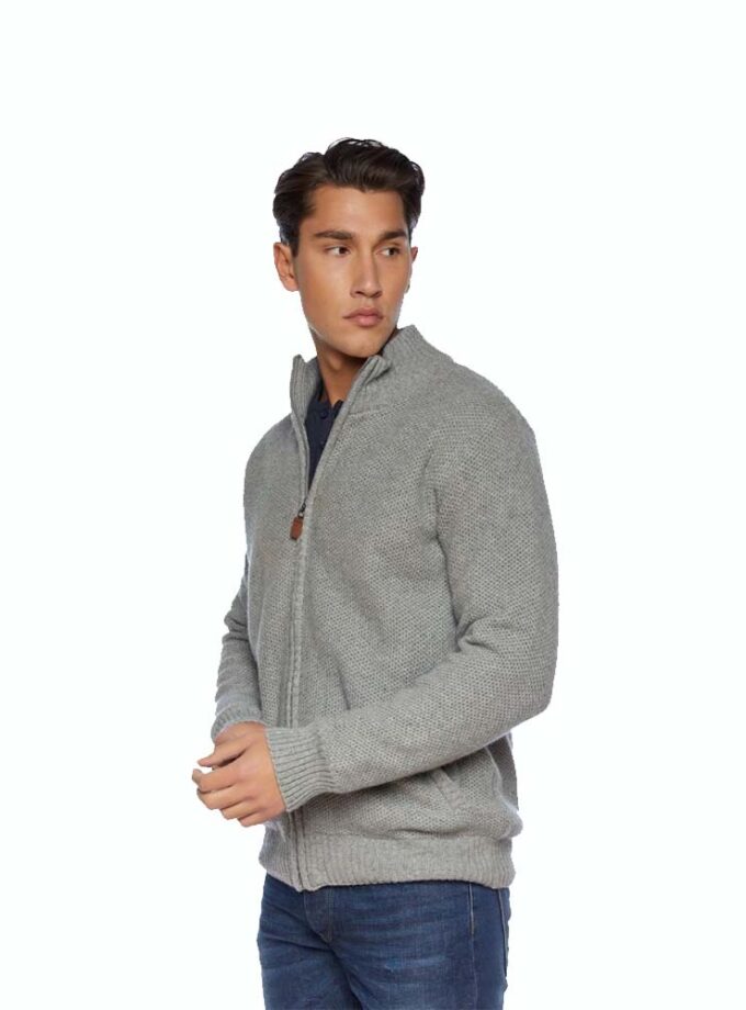 Ανδρική Ζακέτα Γκρι Brokers