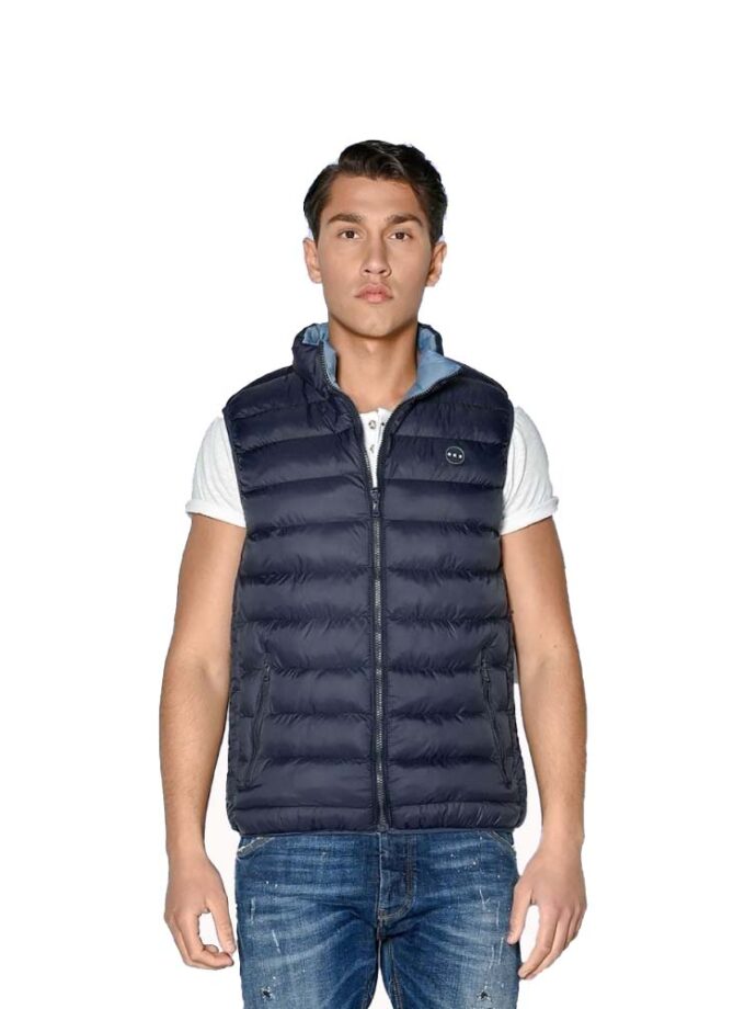 Αμάνικο Μπουφάν Double-Faced Μπλε Brokers