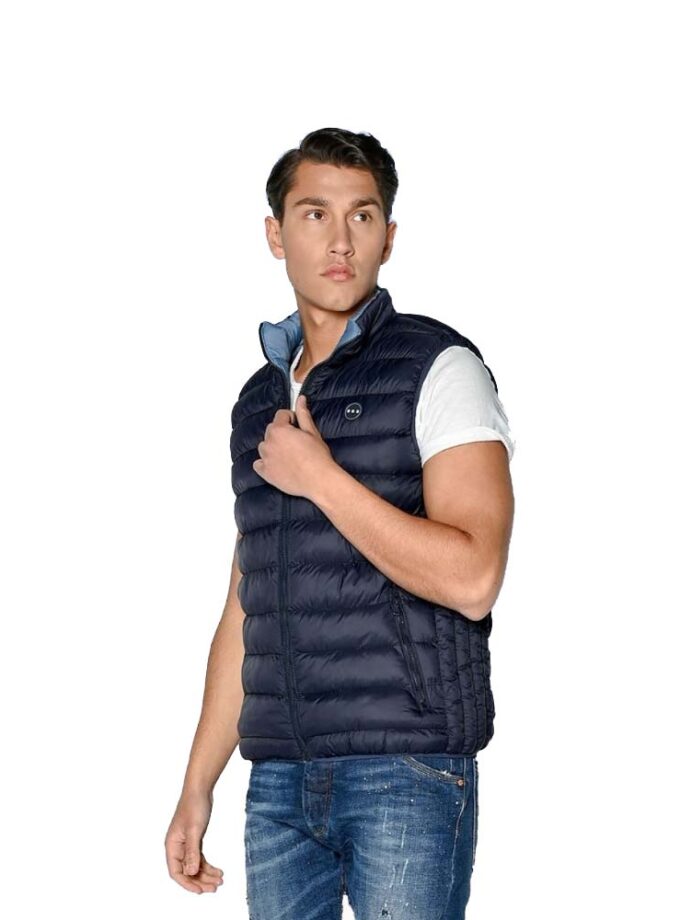 Αμάνικο Μπουφάν Double-Faced Μπλε Brokers