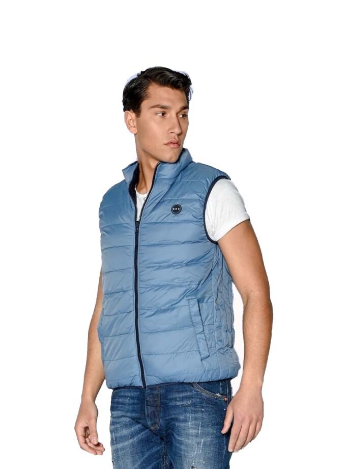 Αμάνικο Μπουφάν Double-Faced Μπλε Brokers