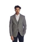 Men's Jacket Grey Plaid Sogo