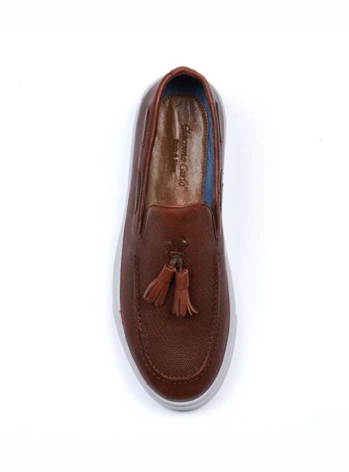 Giacomo Carlo Δερμάτινα Ανδρικά Loafers Ταμπά