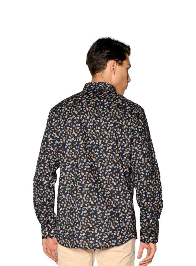 BROKERS shirt Blue Floral
