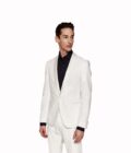 Tuxedo Suit Matching Vest Off White Bizzaro