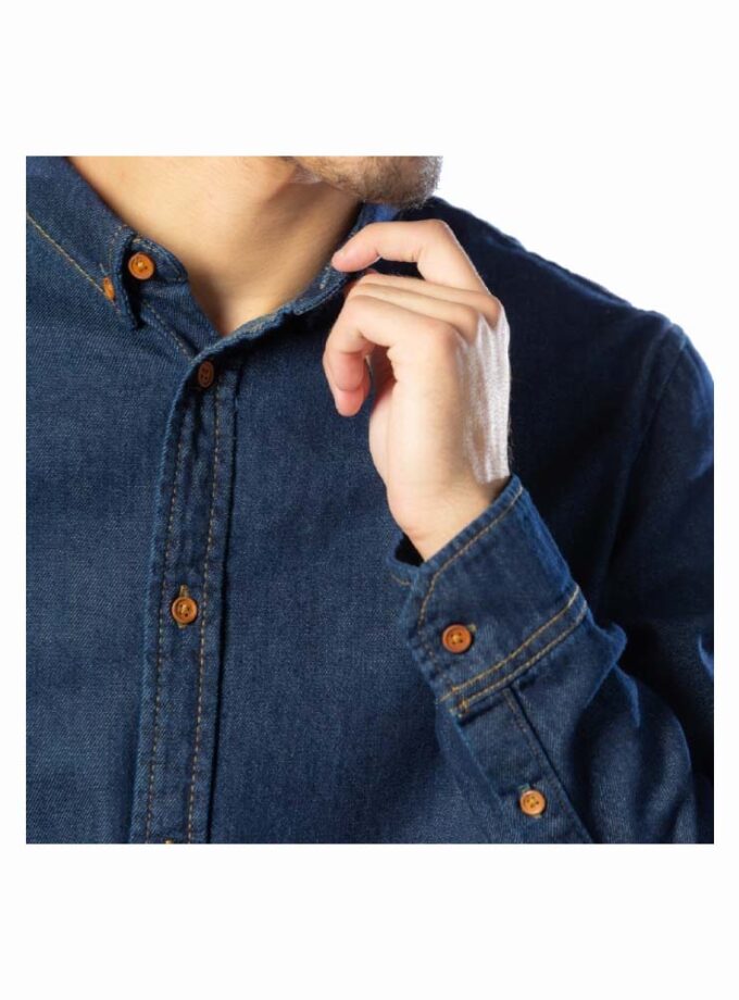 Πουκάμισο Jean Blue Oversized Brokers