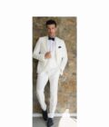 Κοστούμι Σμόκιν Ασορτί Γιλέκο Off White Bizzaro