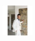 Κοστούμι Σμόκιν Ασορτί Γιλέκο Off White Bizzaro