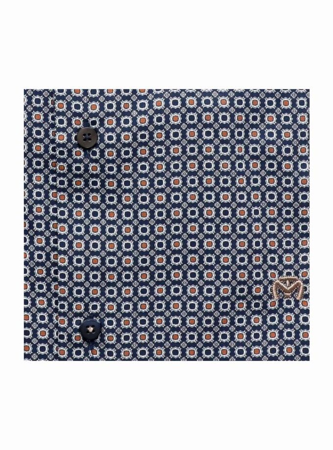 Πουκάμισο Makis Tselios Μπλε Μικροσχέδιο