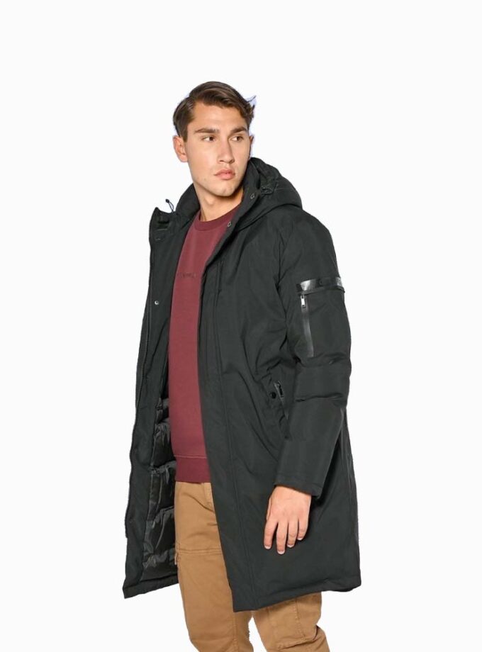 Men's Jacket Long Black Camaro