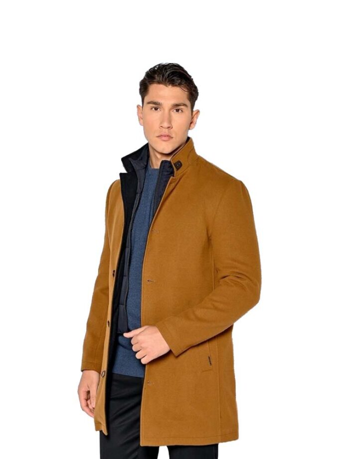 Ανδρικό Παλτό Καμηλό Sogo