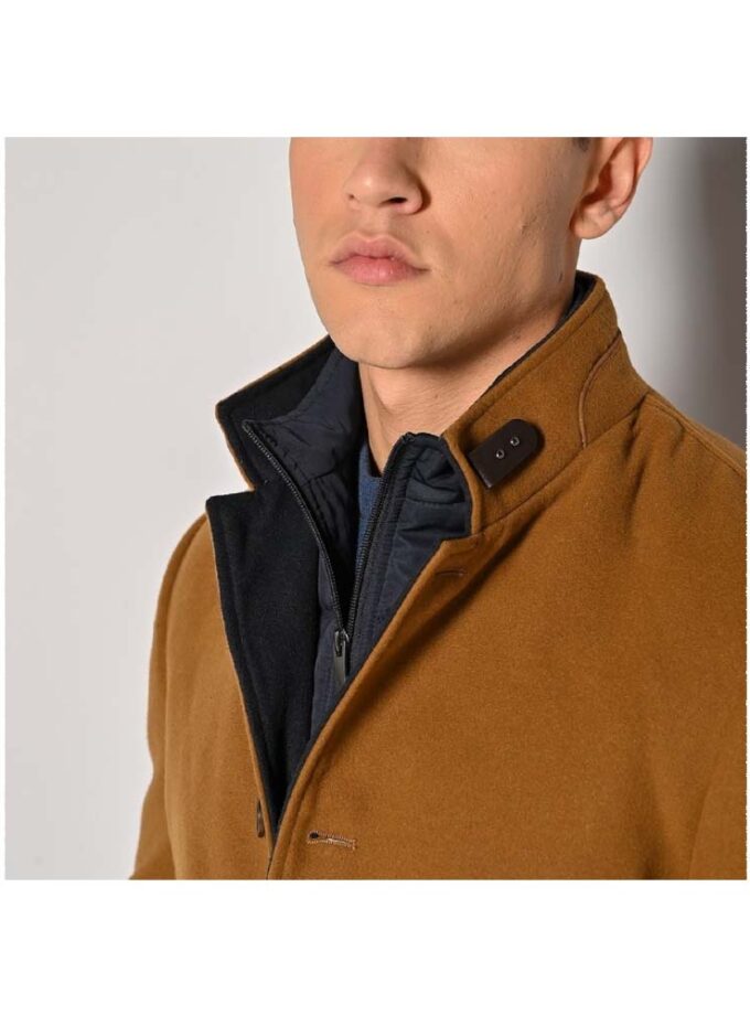 Ανδρικό Παλτό Καμηλό Sogo