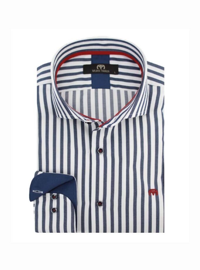 Shirt Makis Tselios Blue Striped