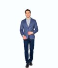 Men's Jacket Blue Sogo