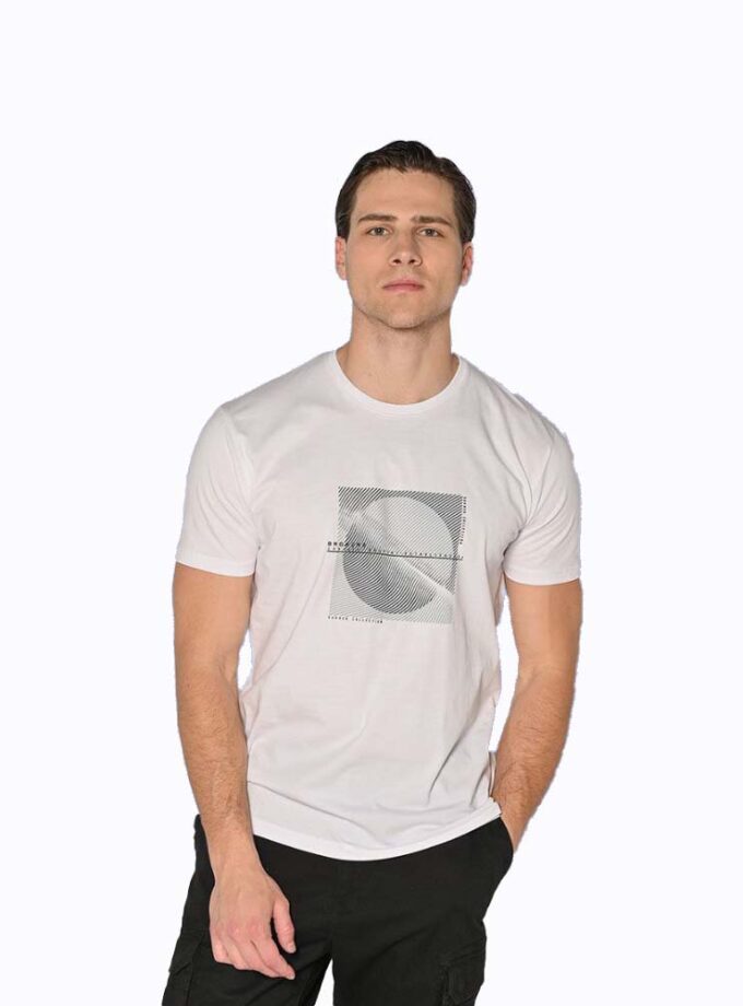 Ανδρικό T-Shirt Brokers Λευκό