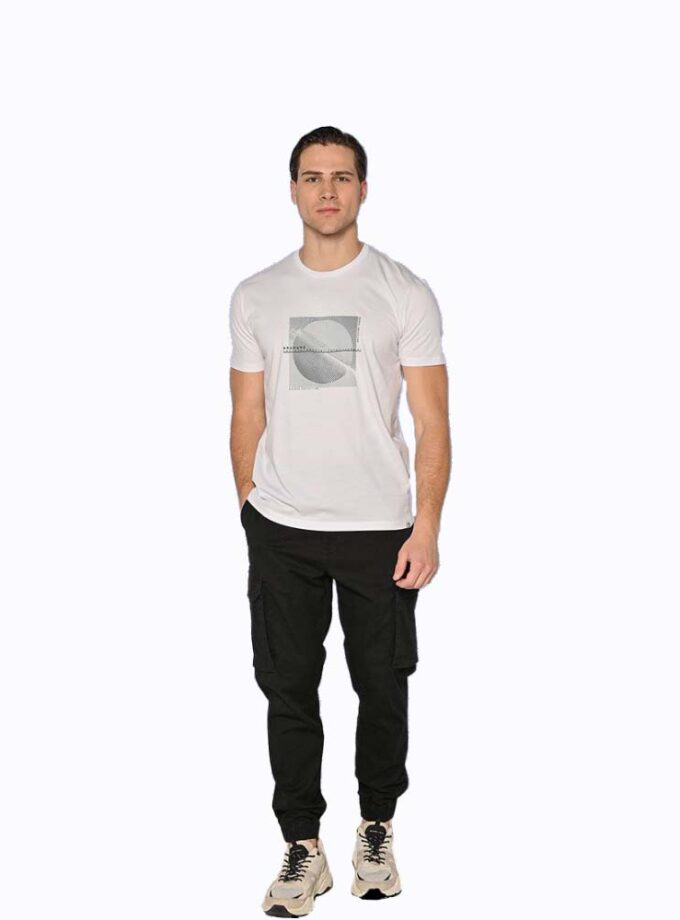 Ανδρικό T-Shirt Brokers Λευκό