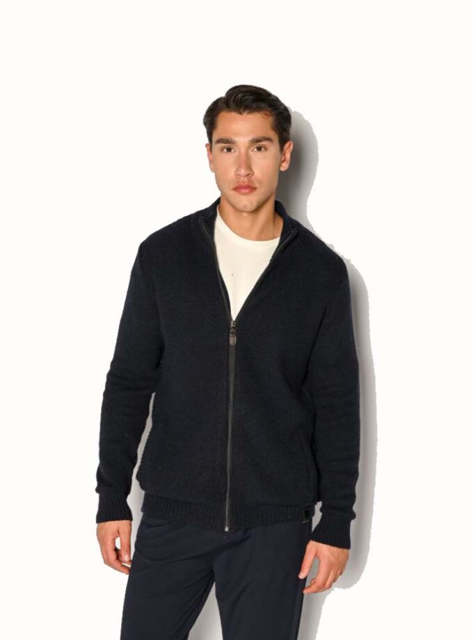 Men's Cardigan Brokers Blue