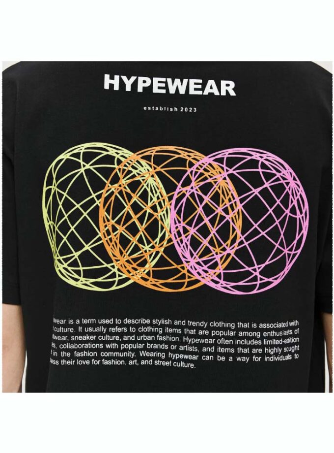 Ανδρικό Loose T-Shirt Μαύρο Camaro