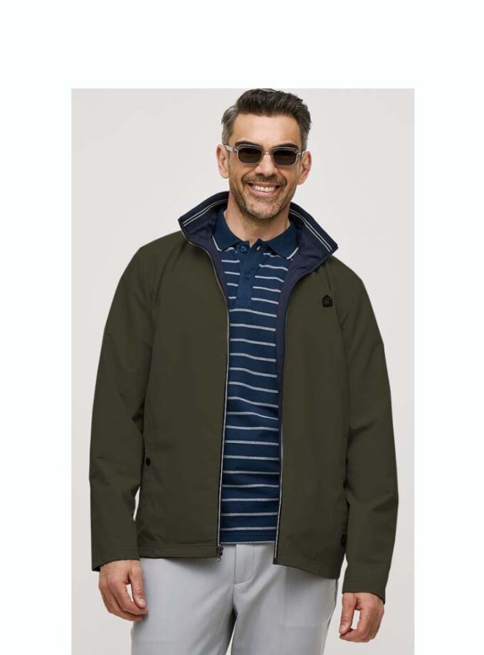 Men's Sogo Double Face Jacket Blue-Khaki